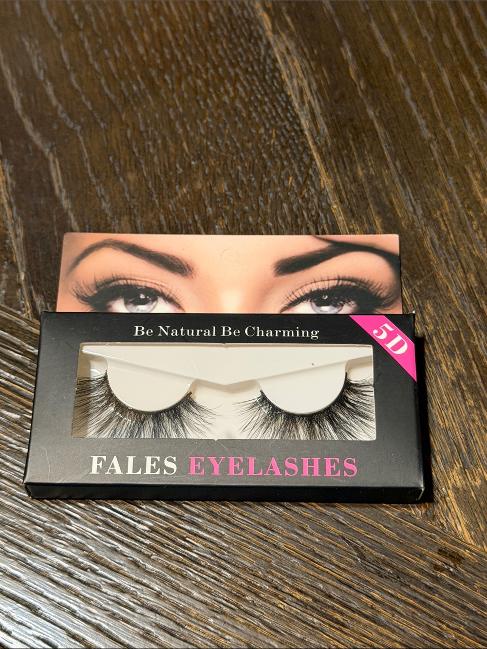 5D False Eyelashes - Black, Dramatic Volume